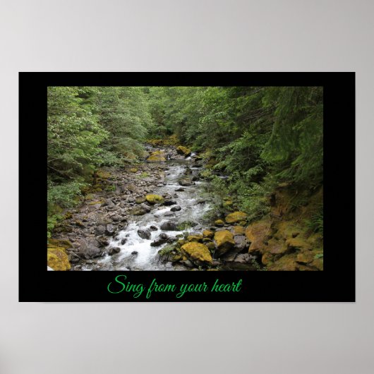 川のポスター ポスター (正面)