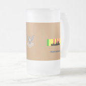 川のラット フロストグラスビールジョッキ (正面右)