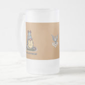 川のラット フロストグラスビールジョッキ (正面左)