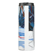 川の上でブルーチョウ熱タンブラー タンブラー (裏面)