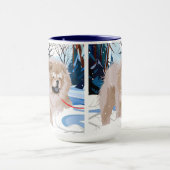 川の上でFAWN/シナモンチャウマグ マグカップ (中央)