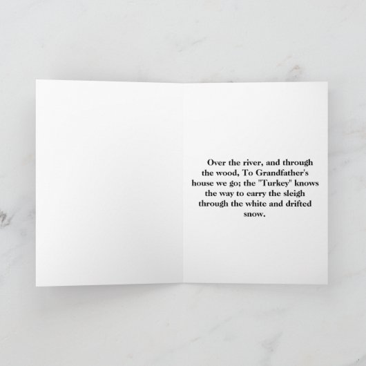 川の上と森の中 – トルコ シーズンカード (内部)