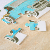 川の上と森の感謝祭を通じて ジグソーパズル (側面)