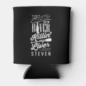 川の上にフローチン私の肝ビおもしろいール 缶クーラー (正面)