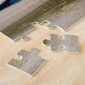 川の上のボート ジグソーパズル (側面)