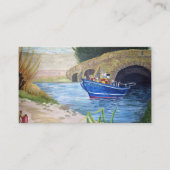 川の上のボート 名刺 (正面)