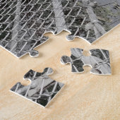 川の上の吊り橋 ジグソーパズル (側面)