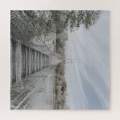 川の上の吊り橋 ジグソーパズル (横)