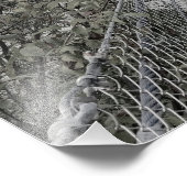 川の上の吊り橋 フォトプリント            (角)