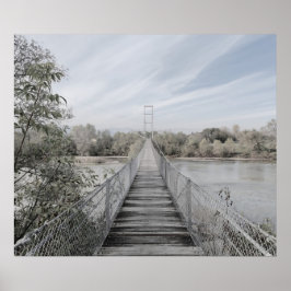 川の上の吊り橋 ポスター