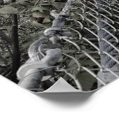 川の上の吊り橋 ポスター (角)