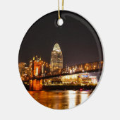 川の上 セラミックオーナメント (左)