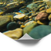 川の中で泳澄んぐ ポスター (角)