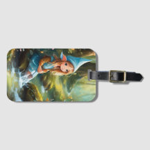 川の中の可愛い小さなエルフ