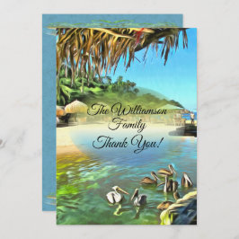 川の出会い海ありがとう0330 サンキューカード