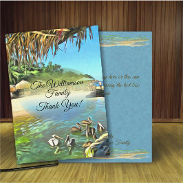 川の出会い海ありがとう0330 サンキューカード