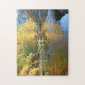 川の反射のパズル ジグソーパズル (縦)