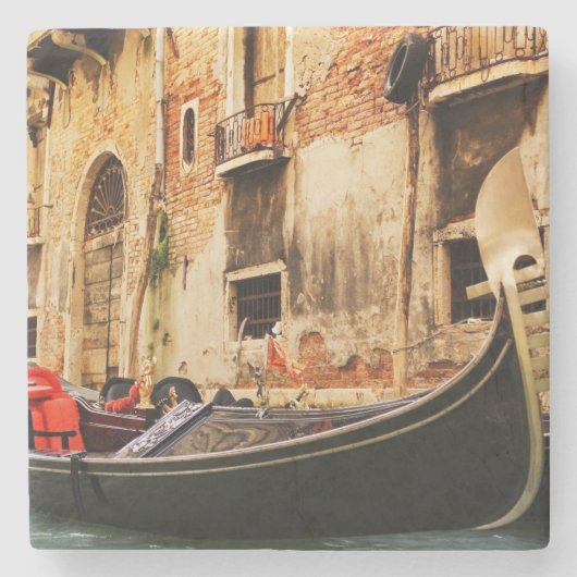 川の古いゴンドラ ストーンコースター (正面)