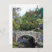 川の古い橋 ポストカード (正面/裏面)