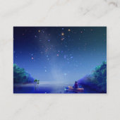 川の名刺の星明かりの夜 名刺 (裏面)
