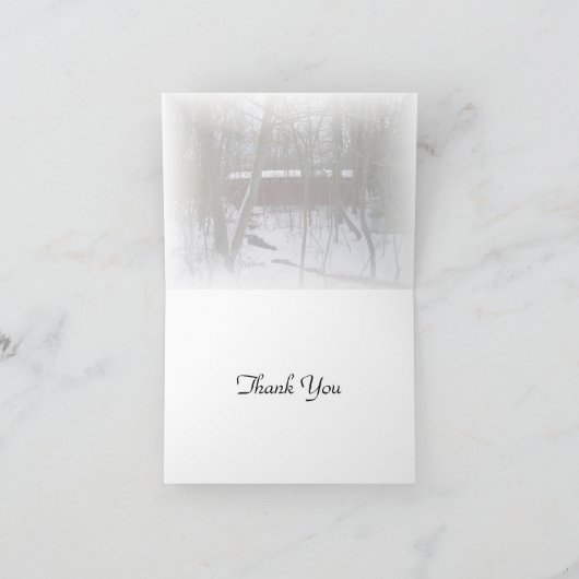 「川の向こうと森の向こうに」ありがとう サンキューカード (内部)