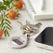 「川の向こうと森の向こうに」 キーホルダー (側面)