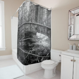 川の向こうに シャワーカーテン