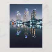 川の向こうの夜のソウル ポストカード (正面)