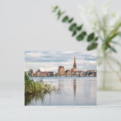 川の向こうを見るワルナウへRostock ポストカード (スタンド正面)