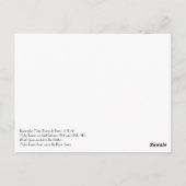 川の向こう側からセーヌノートルダムドパリ ポストカード (裏面)