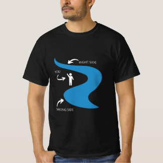 川の向こう側 Tシャツ