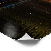 川の向こう岸から秋の木 ポスター (コーナー)