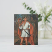 川の国の王Etou Oh Koam, 1710 ポストカード (スタンド正面)