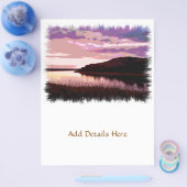 川の夕日 チラシ (シングル)