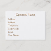 川の夕日 名刺 (裏面)