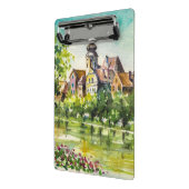 川の小都市の春 ミニクリップボード (アングル2)