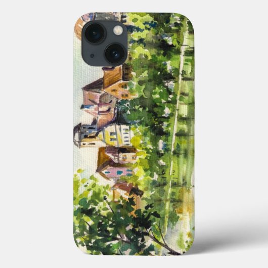 川の小都市の春 Case-Mate iPhoneケース (裏面)