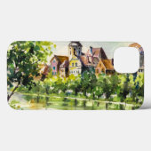 川の小都市の春 Case-Mate iPhoneケース (裏面 (横))