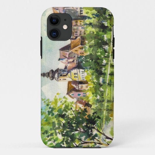 川の小都市の春 Case-Mate iPhoneケース (裏面)