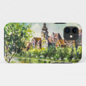 川の小都市の春 Case-Mate iPhoneケース (裏面(横))