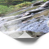 川の岩 フォトプリント            (角)