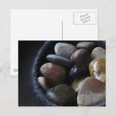 川の岩 ポストカード (正面/裏面)