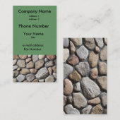 川の岩 名刺 (正面/裏面)