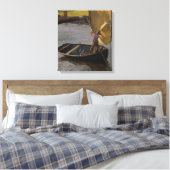 川の帆船の少年（Magnus Enckell著） キャンバスプリント (インサイチュ (寝室))