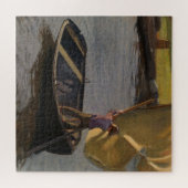 川の帆船の少年（Magnus Enckell著） ジグソーパズル (横)