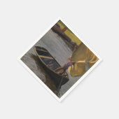 川の帆船の少年（Magnus Enckell著） スタンダードカクテルナプキン (角)