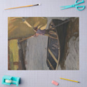 川の帆船の少年(Magnus Enckell著) 薄葉紙 (クラフト)