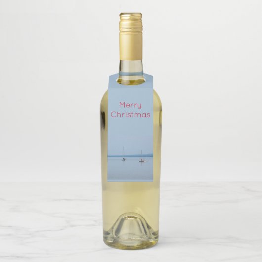 川の帆船 ボトルネックタグ (ボトル)