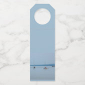 川の帆船 ボトルネックタグ (裏面)