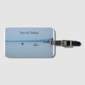 川の帆船 ラゲッジタグ (正面横)